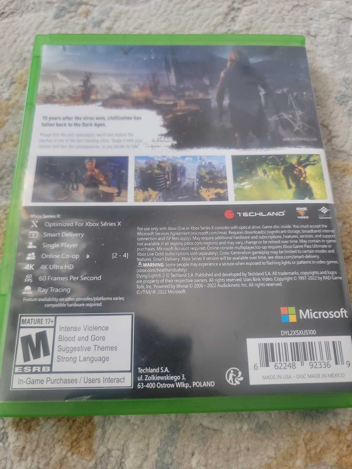 Xb1 Dying Light 2: Stay Human – Microsoft Xbox One