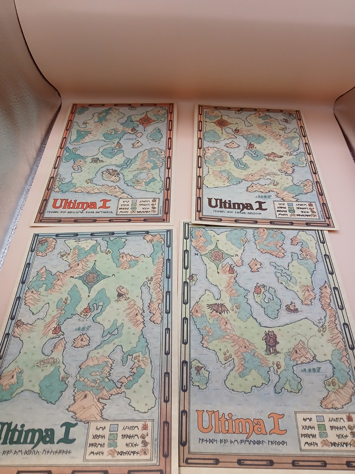 IBM RPG 1986 Ultima I One (1) PC Game IBM Tandy Five Coins 100% Complete + Reg.