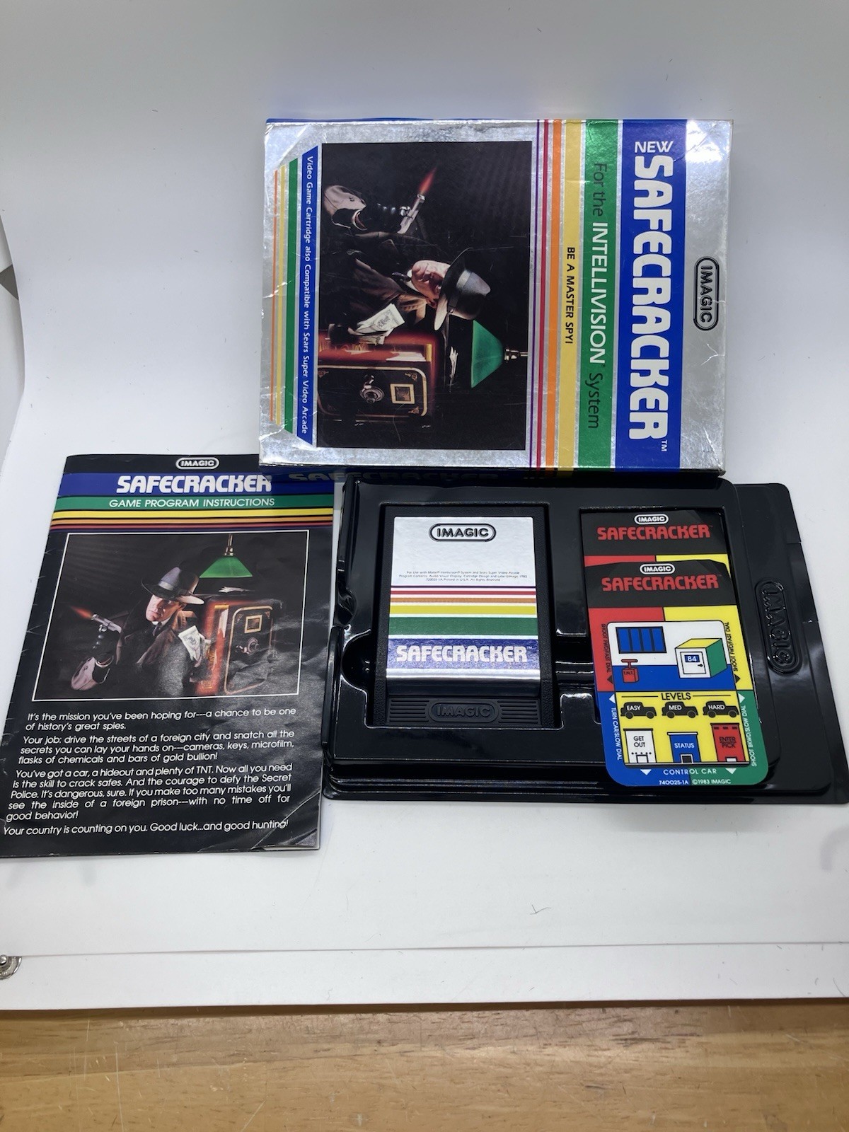 Intellivision Imagic SafeCracker Safe Cracker Complete CIB Tested Working!!