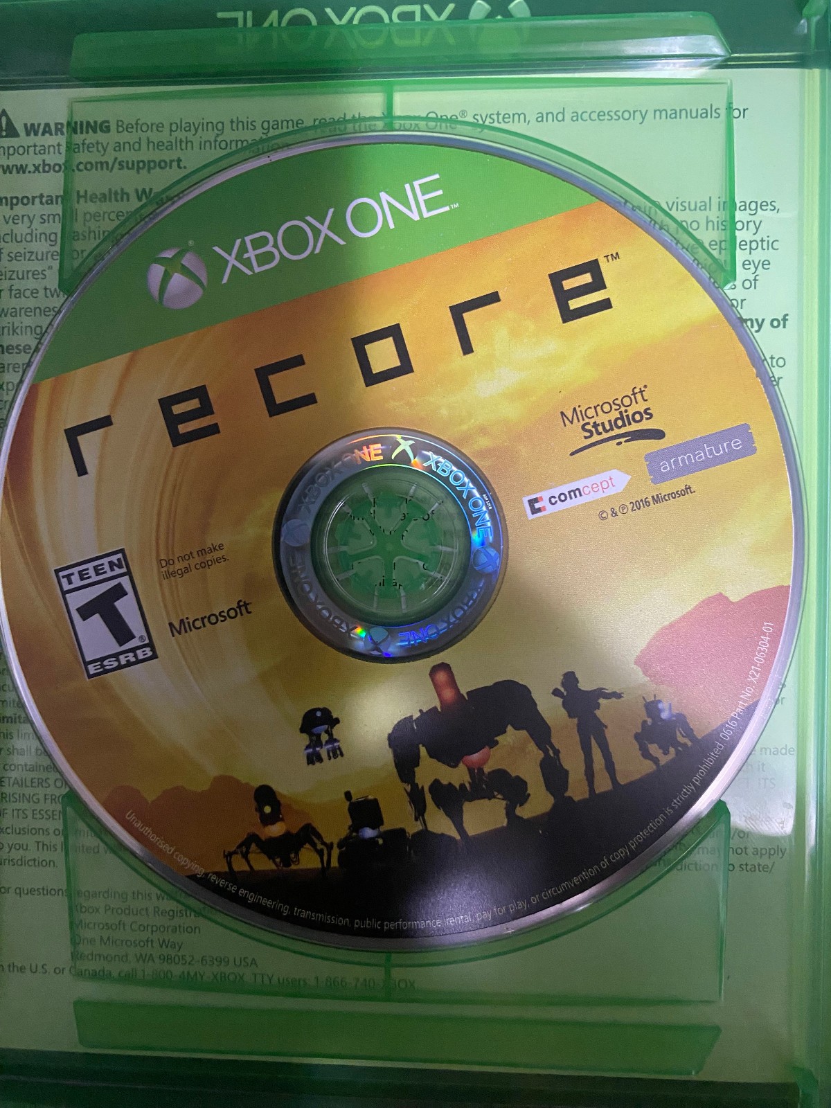Recore – Microsoft Xbox 1 – Microsoft Studios – Very Good Condition