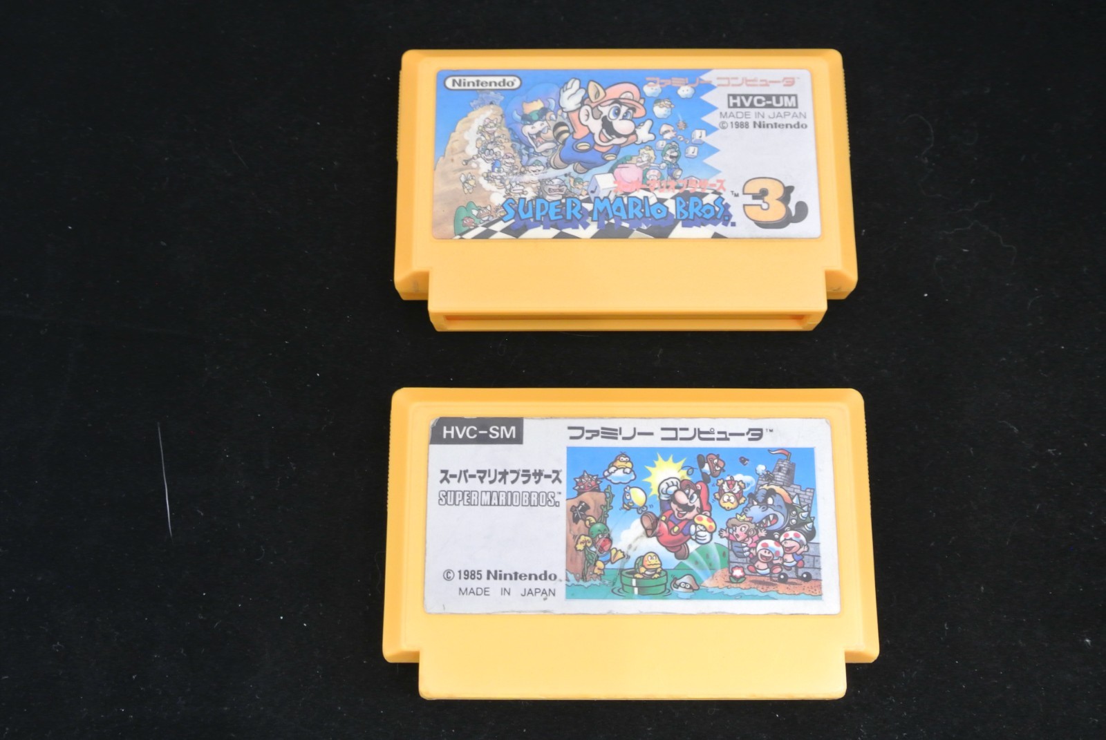 Super Mario Bros., Super Mario Bros.3 set – Nintendo Famicom (Japan) Tested