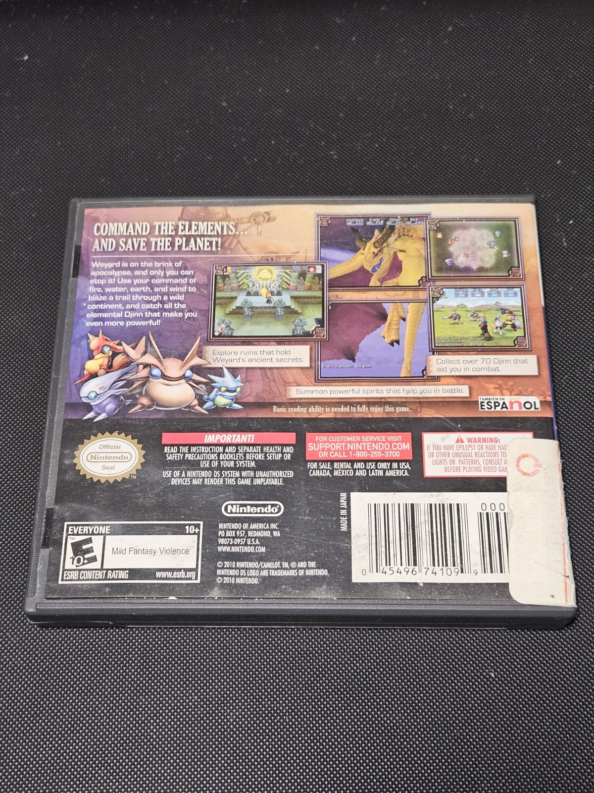 Nintendo Golden Sun: Dark Dawn (Nintendo DS, 2010) Manual Included NTSC-U/C