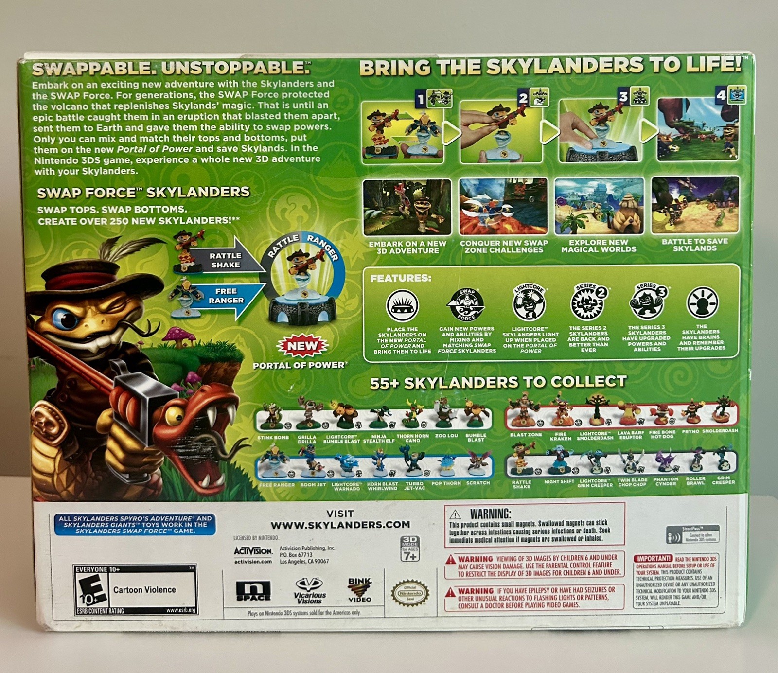 Skylanders: 2013 Swap 🔄 Force – Starter Pack – Nintendo 3DS – BNIFSP