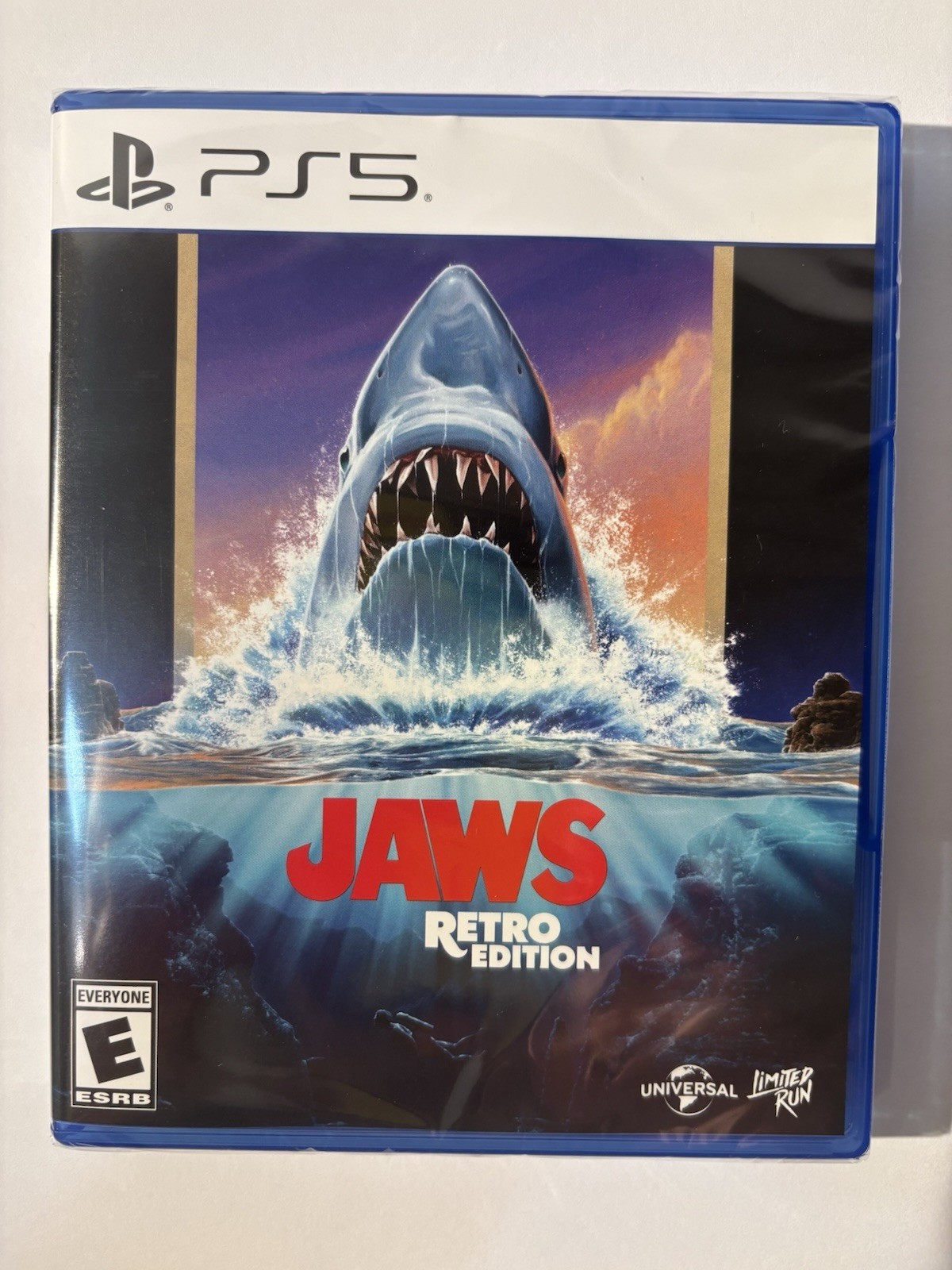 IN HAND! JAWS RETRO EDITION LIMITED RUN GAMES U.S. ESRB VERSION PS5 BRAND NEW!