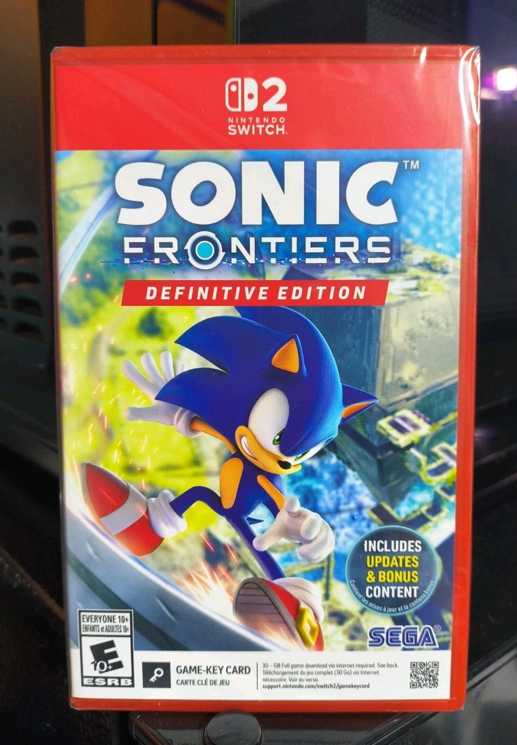 Nintendo Switch 2 – Sonic Frontiers: Definitive Edition (New and Sealed)