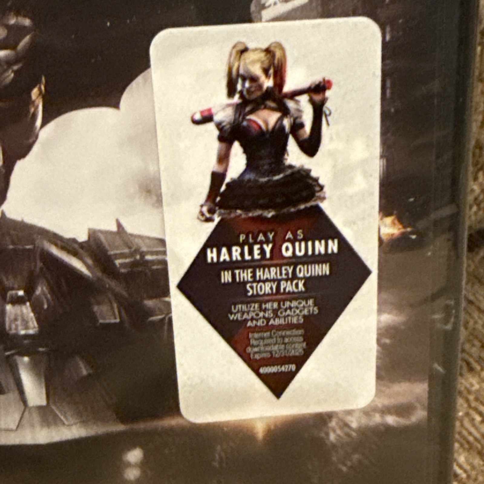 Batman Arkham Knight PC Game Bonus play As Harley Quinn In Story Pack New Sealed