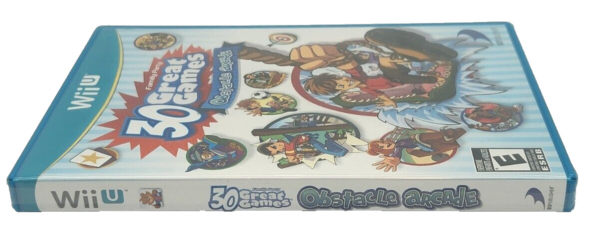 Family Party: 30 Great Games Obstacle Arcade (Nintendo Wii U, 2012) New US Ver.