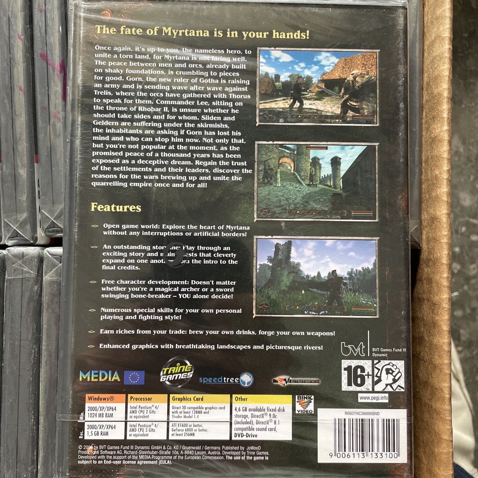 Gothic 3 (PC game) 2008 DVD Case edition SEALED BLOWOUT SALE!