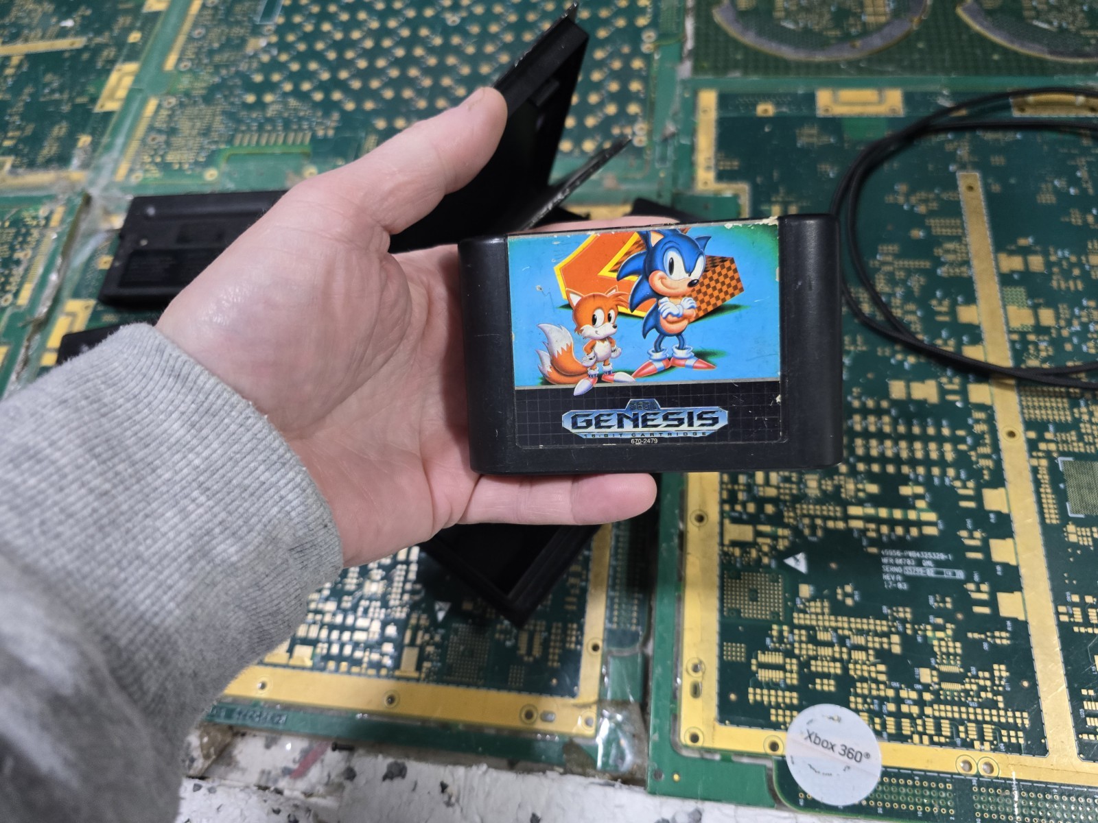 Sonic the Hedgehog 2 Sega Genesis x 2 & Original-UNTESTED- 1-CASE w/MANUAL-SEE