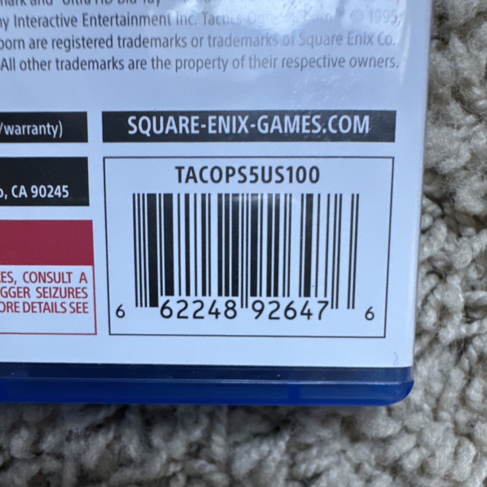 Tactics Ogre: Reborn – Sony PlayStation 5, Square Enix, Role Playing, T-Teen