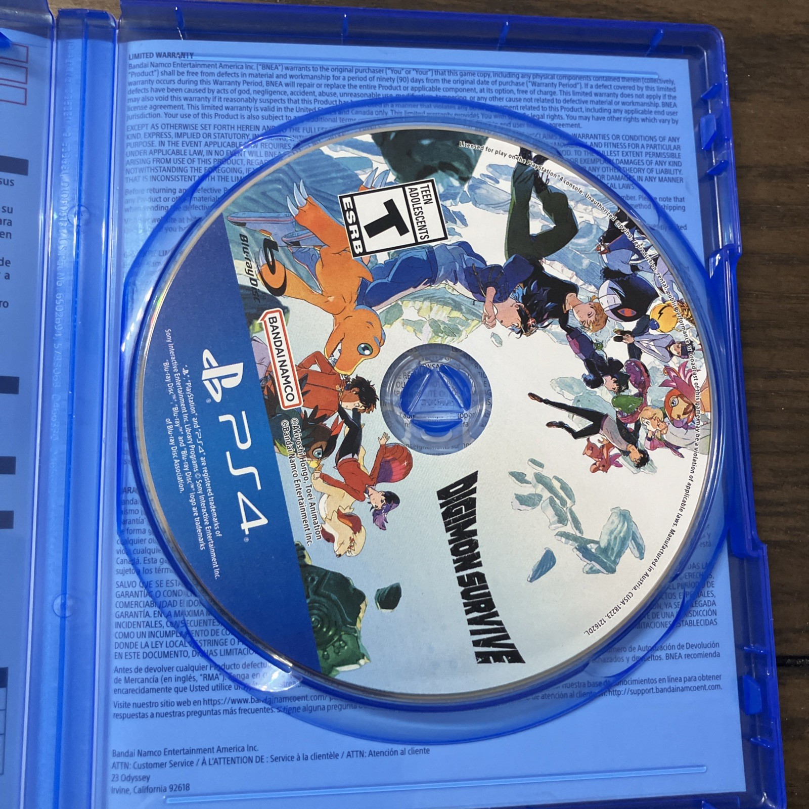 USED Digimon Survive Sony PlayStation 4 PS4 FREE SHIPPING!