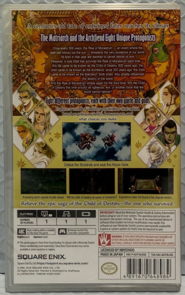 Romancing SaGa 3 – Nintendo Switch Brand New Game (2019 RPG)
