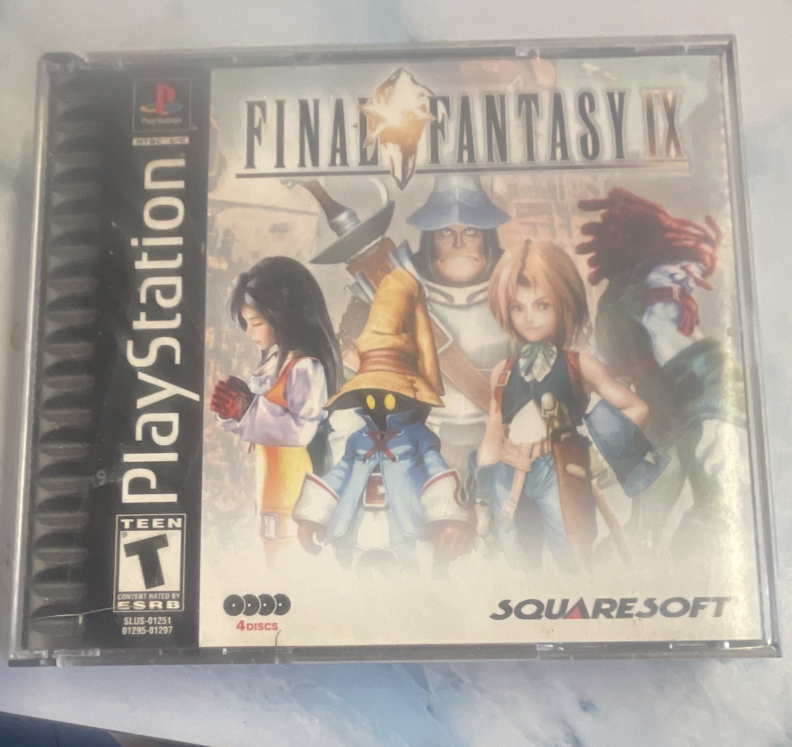 SquareSoft Final Fantasy IX PS1 Complete 4-Disc Set w/ Manual NTSC-U/C JRPG