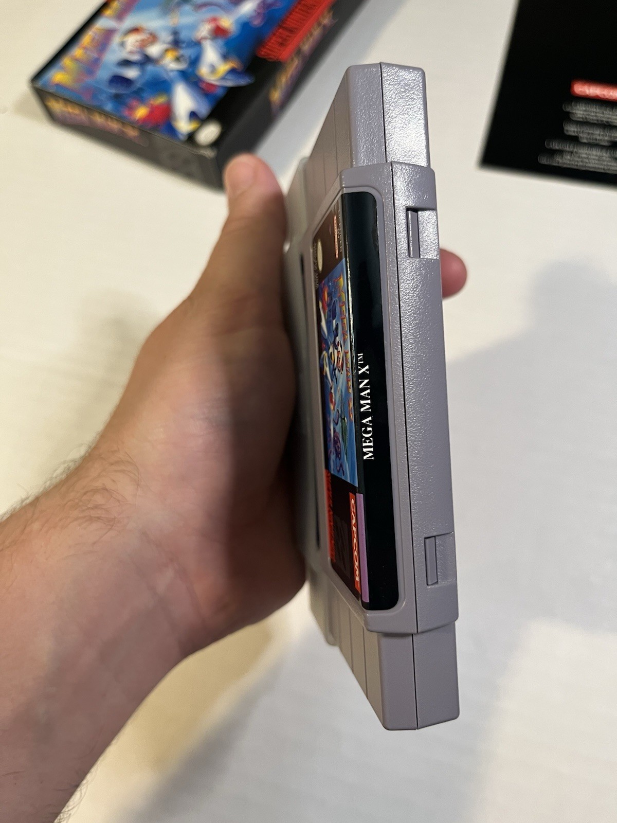 Capcom Mega Man X Nintendo SNES Action Game w/ Box & Manual, NTSC-U/C