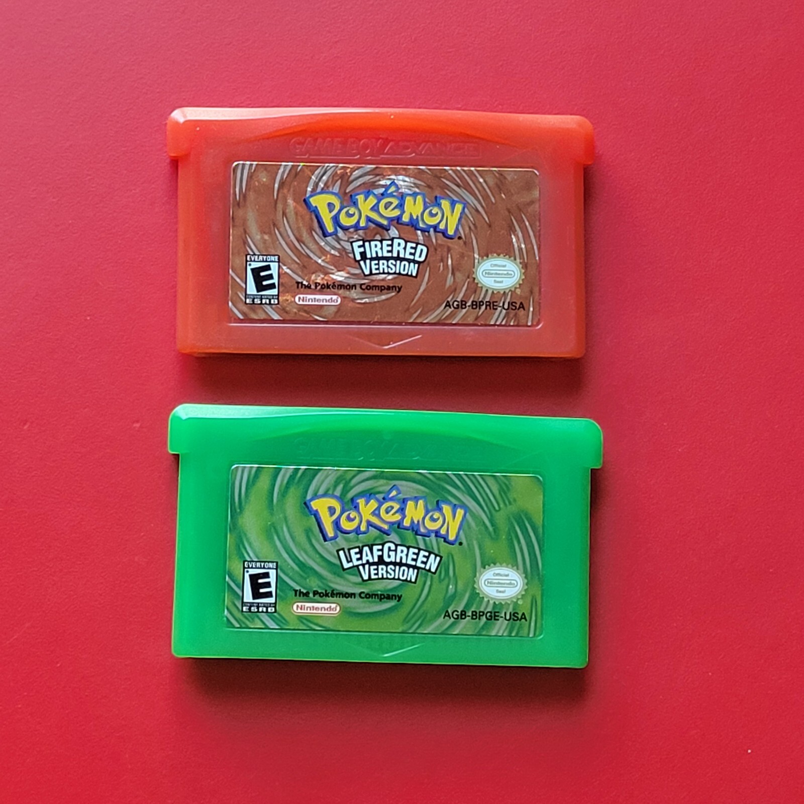 Pokemon: LeafGreen & FireRed Game Boy Advance Nintendo GBA Games Authentic Saves