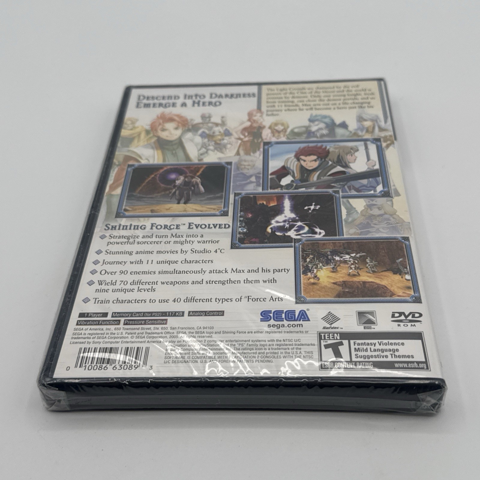 SHINING FORCE NEO – SONY PLAYSTATION 2 – NEW SEALED NTSC USA VERSION PS2 RARE