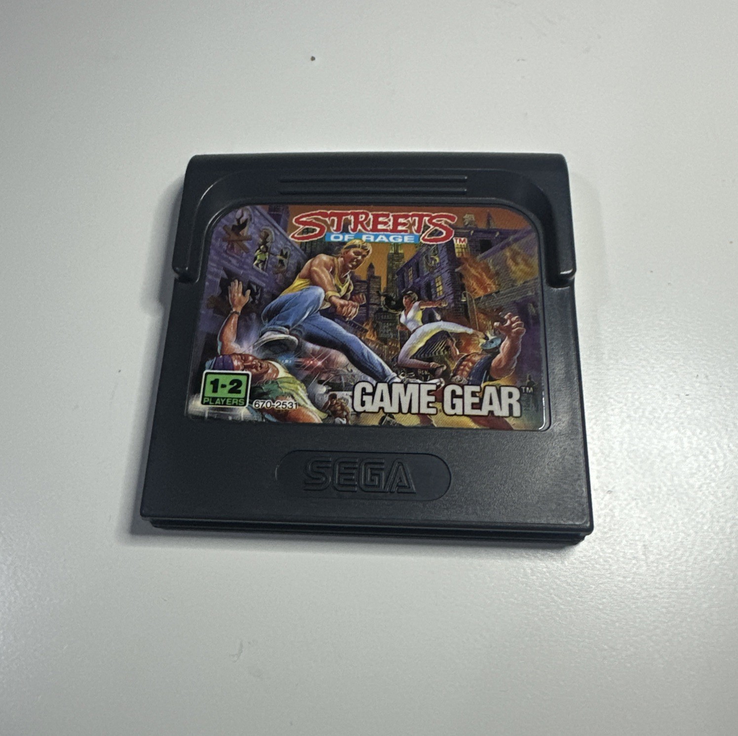 Streets of Rage (Sega Game Gear, 1992) Video Game Cartridge Tested
