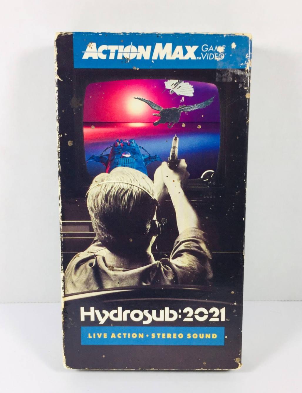 HYDROSUB: 2021 (1987) VHS TAPE (VIDEO GAME) w/ SLEEVE (ACTION MAX) VTG 80’S+++