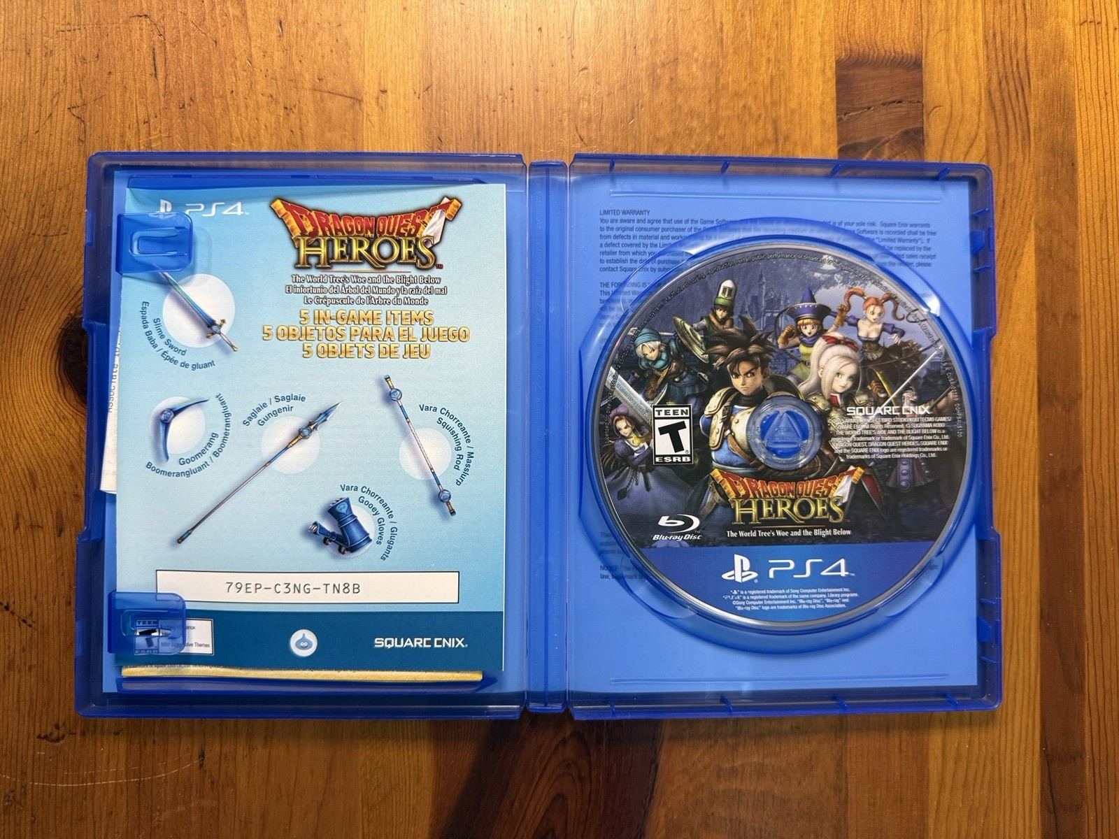 Dragon Quest Heroes (Sony PlayStation 4, 2015) CIB