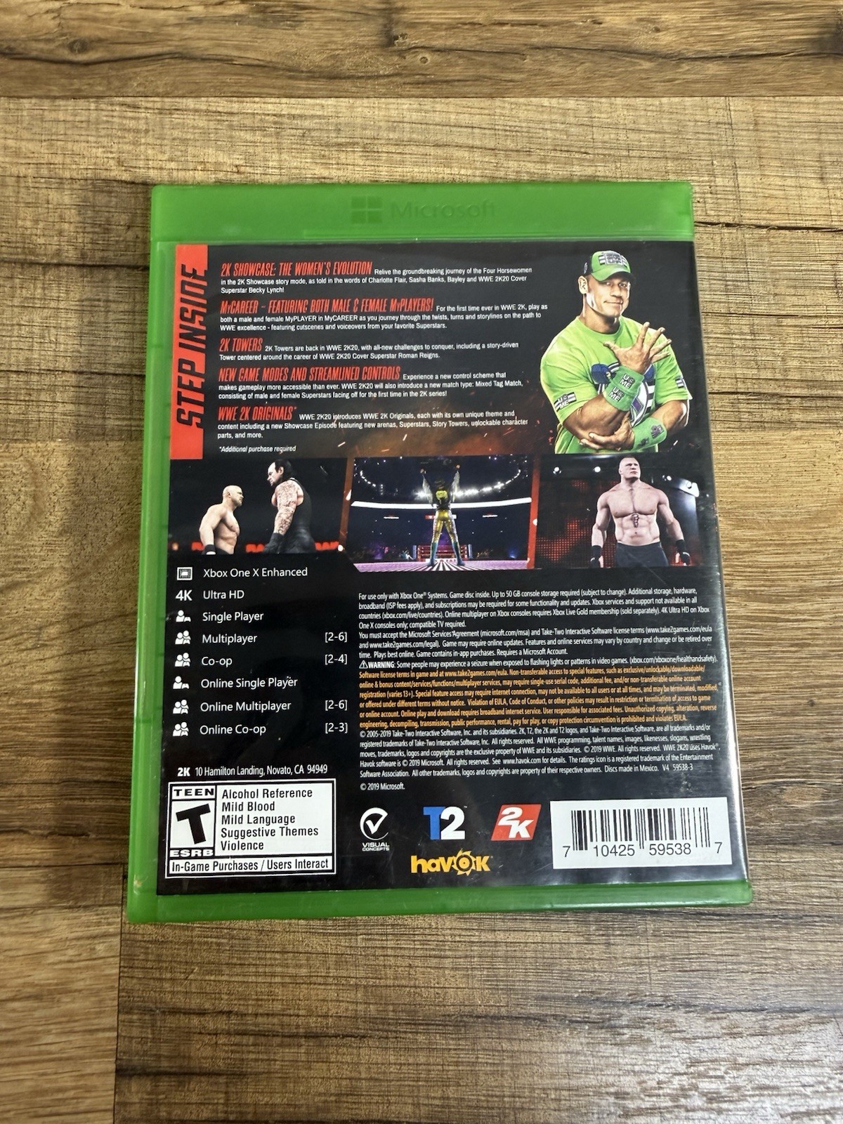 Complete! WWE 2K20 Microsoft Xbox One Wrestling CIB – US Seller – Ships Free