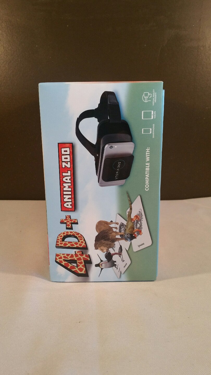 Utopia-360-11-Languages-4D-VR-Headset-Animal-Zoo-Augmented reality – flashcards