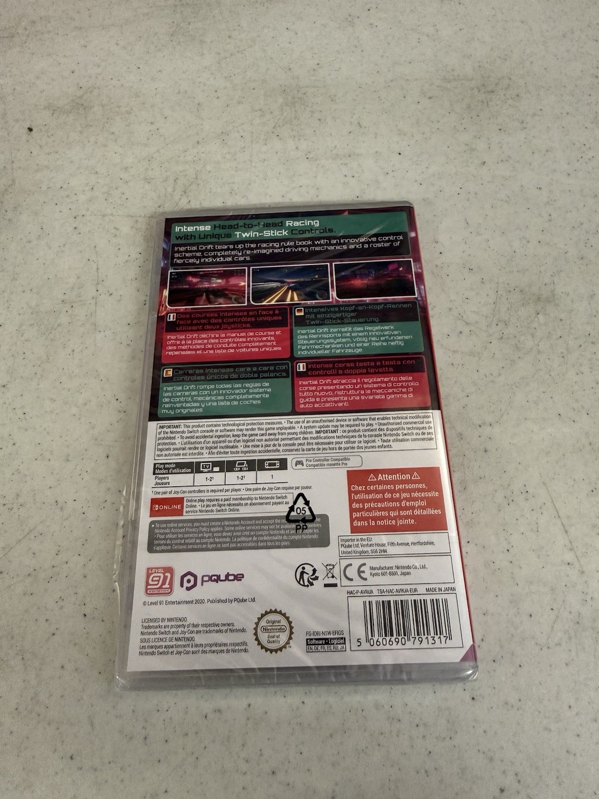 Inertial Drift for Nintendo Switch™ Brand New Sealed Authentic