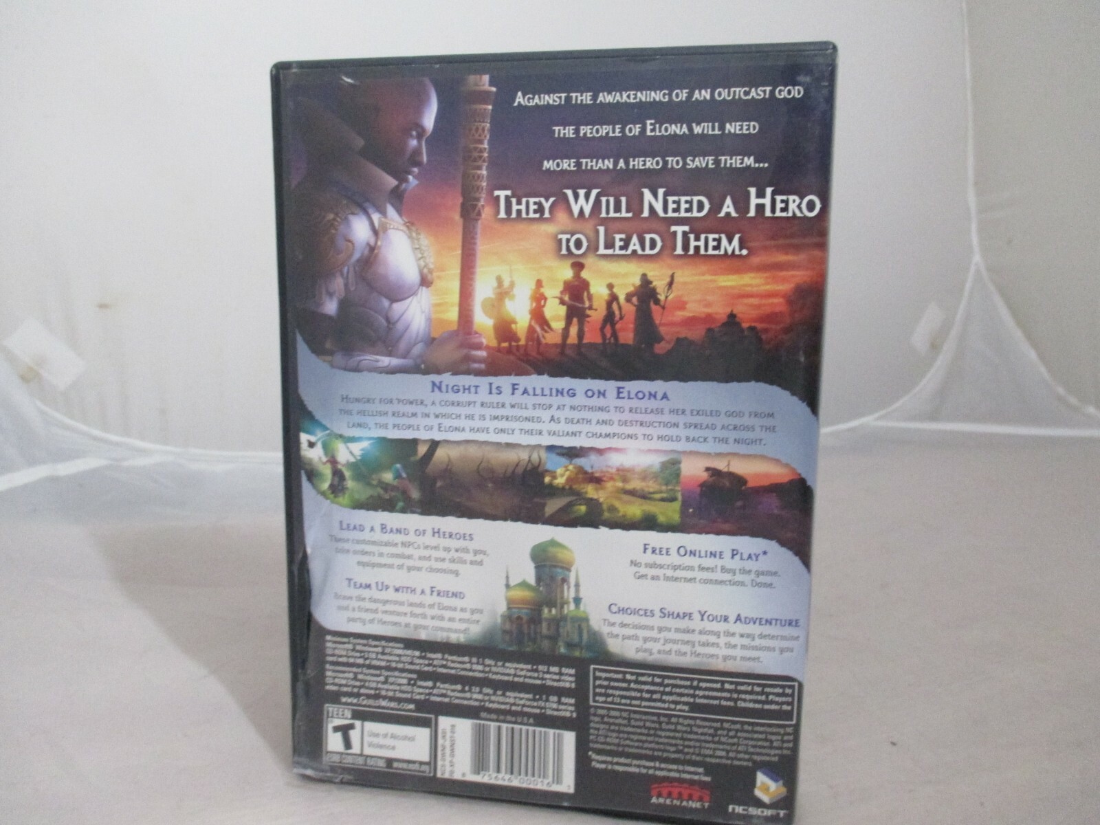 Guild Wars: Nightfall – PC CD ROM COMPLETE with Poster! 3 Discs