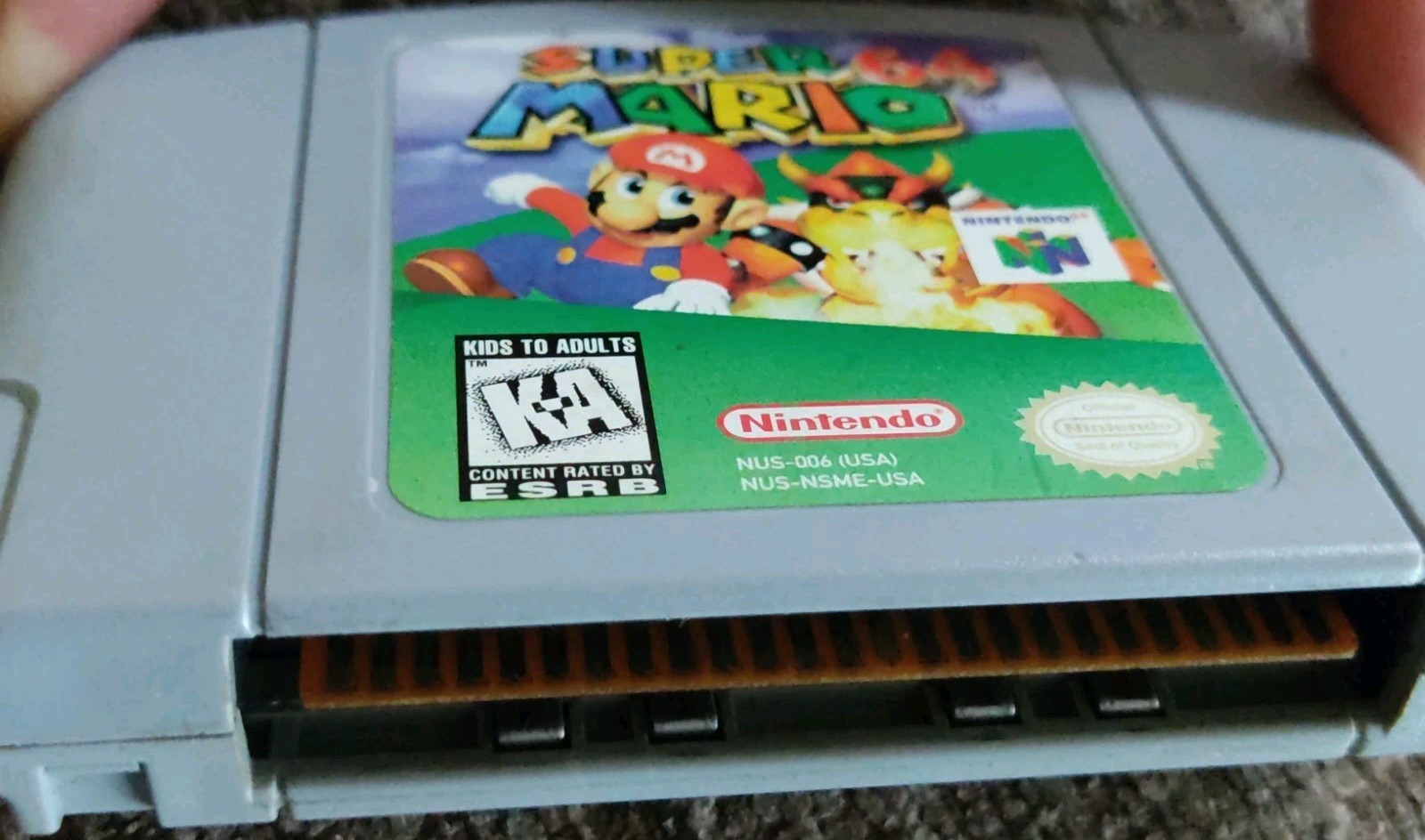Super Mario 64 (Nintendo 64 N64) Authentic & Tested 1996 Great Condition