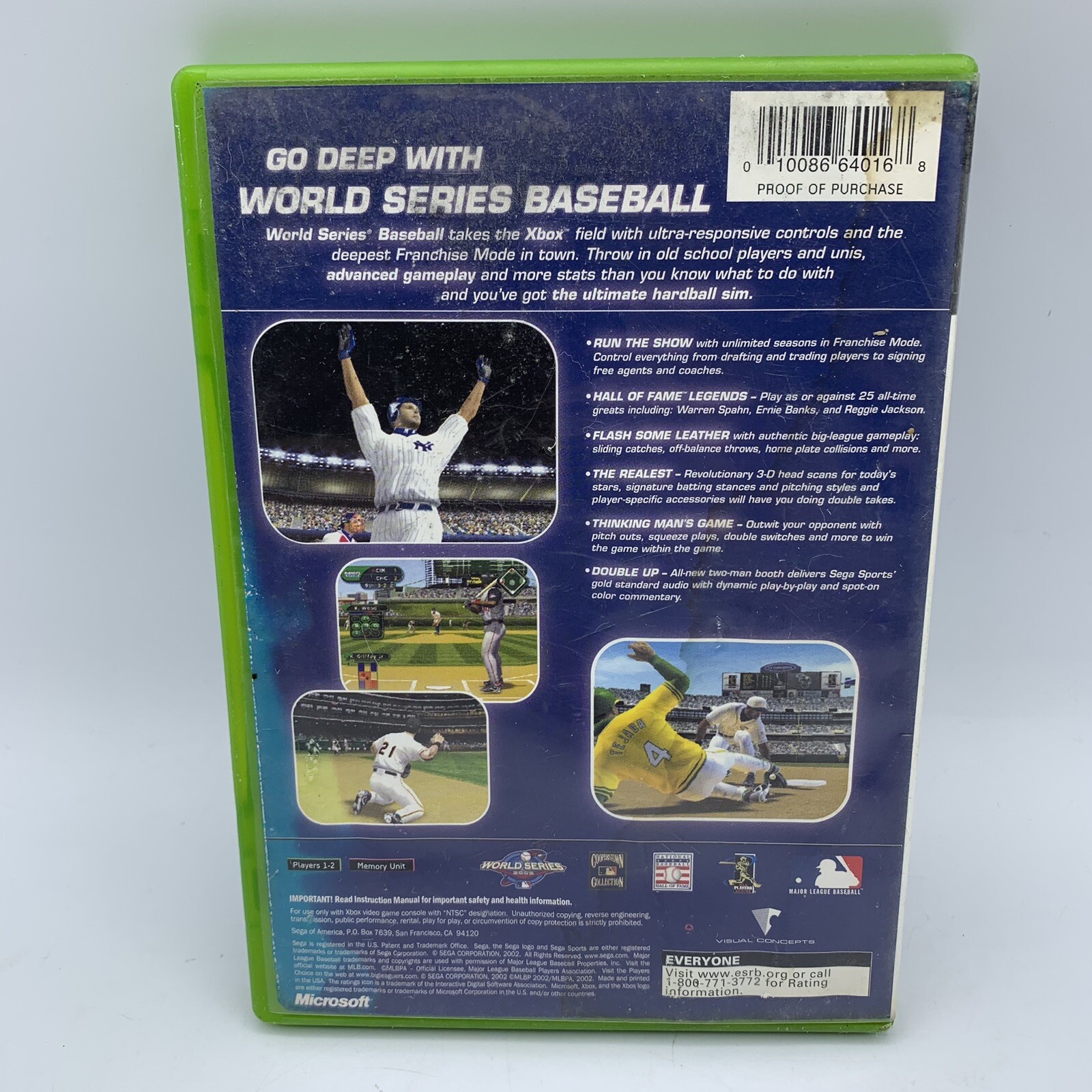 NCAA Football 2005/Top Spin, Fight Night 3, NBA Live 2002, World Series (XBOX)