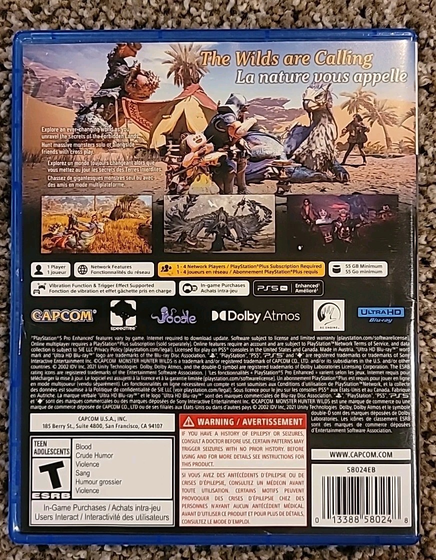 Monster Hunter Wilds Standard Edition – Sony PlayStation 5