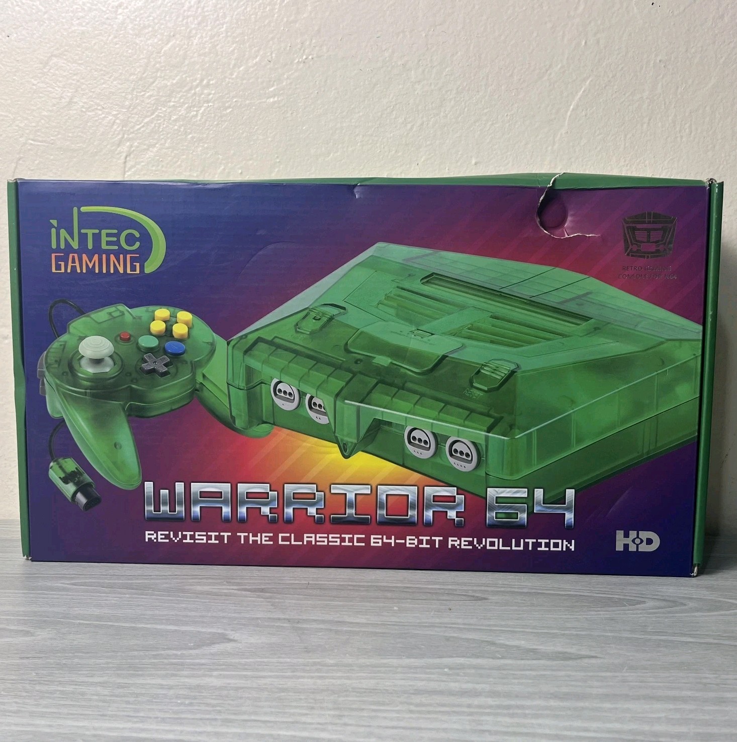 Nintendo 64 LIMITED EDITION HD Intec Gaming Warrior 64 Newly Design Nintendo 64