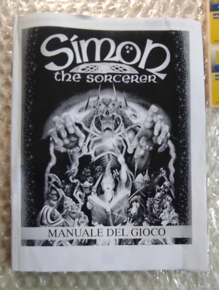 SIMON THE SORCERER Complete Box PC FLOPPY ORIGINAL LEADER Italy Retrogames PAL