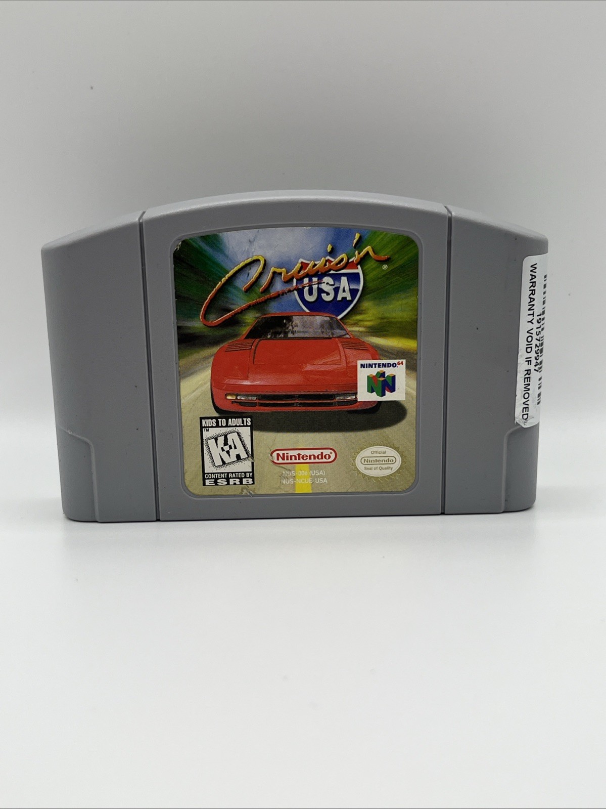 Cruis’n USA Nintendo 64 1996 N64 Authentic Cartridge Only Tested