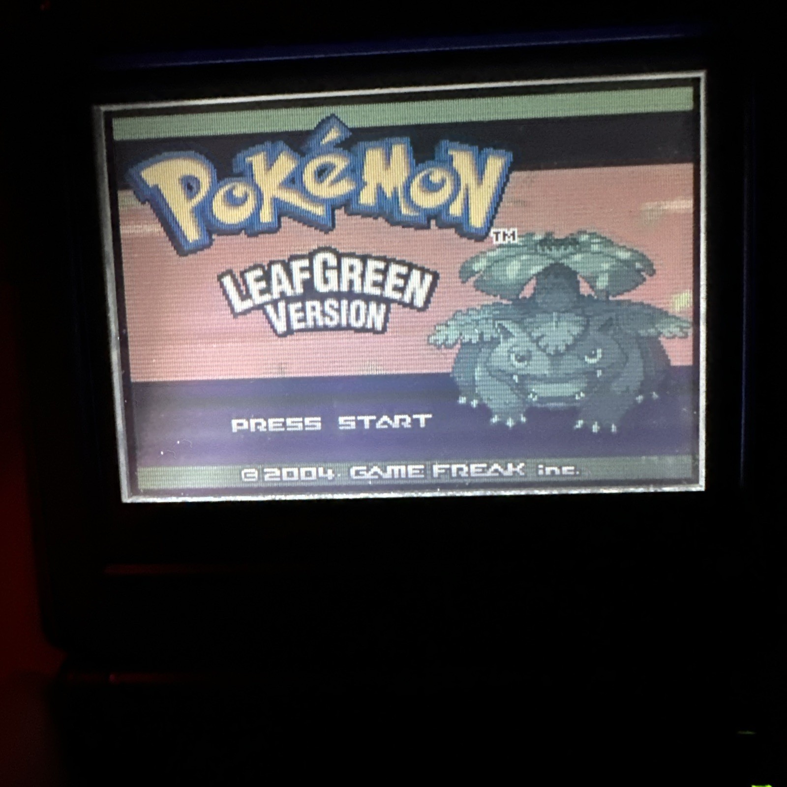 Pokémon Leaf Green Authentic Game Boy Advance GBA Tested Working Authentic