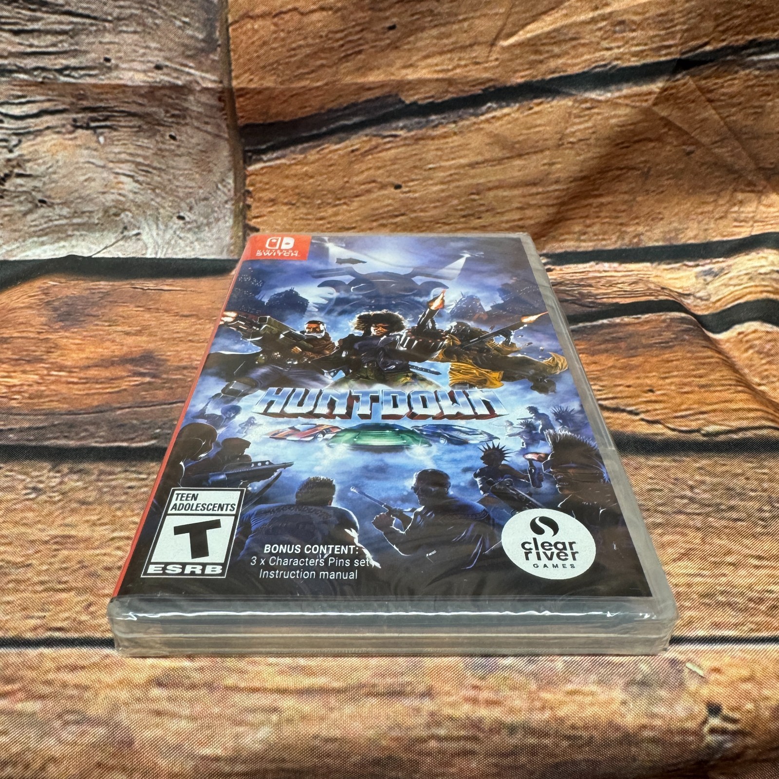Huntdown Nintendo Switch Physical Game Brand New Sealed Clear River Games 16-Bit
