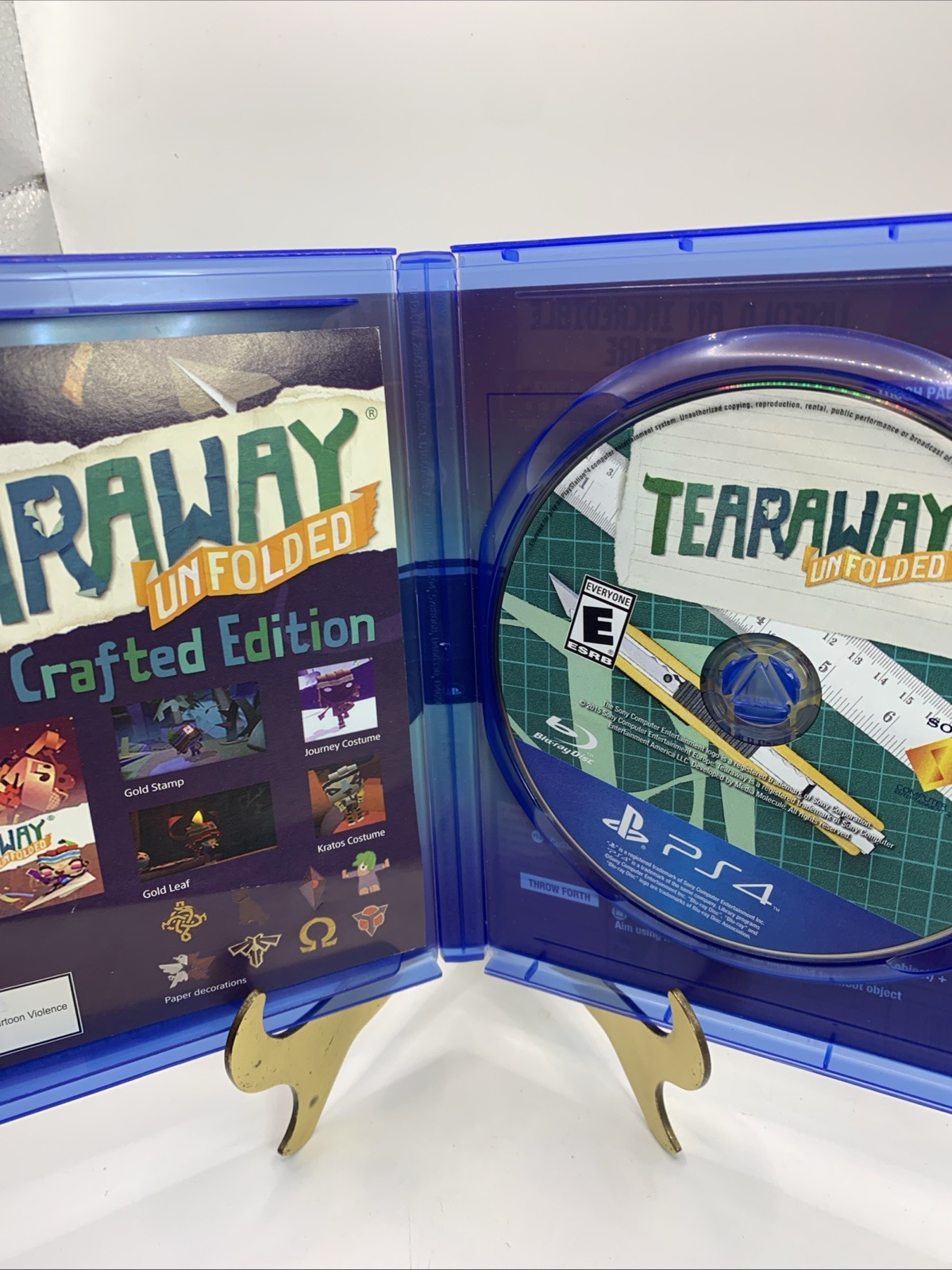 Tearaway Unfolded: Crafted Edition (Sony PlayStation 4, 2015) Disc Mint See Pics
