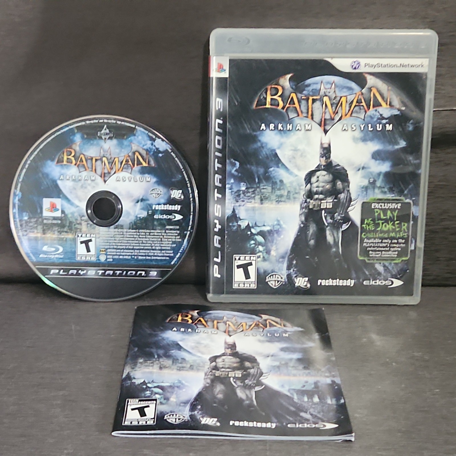 Batman Arkham Asylum PlayStation 3 PS3 Game CIB