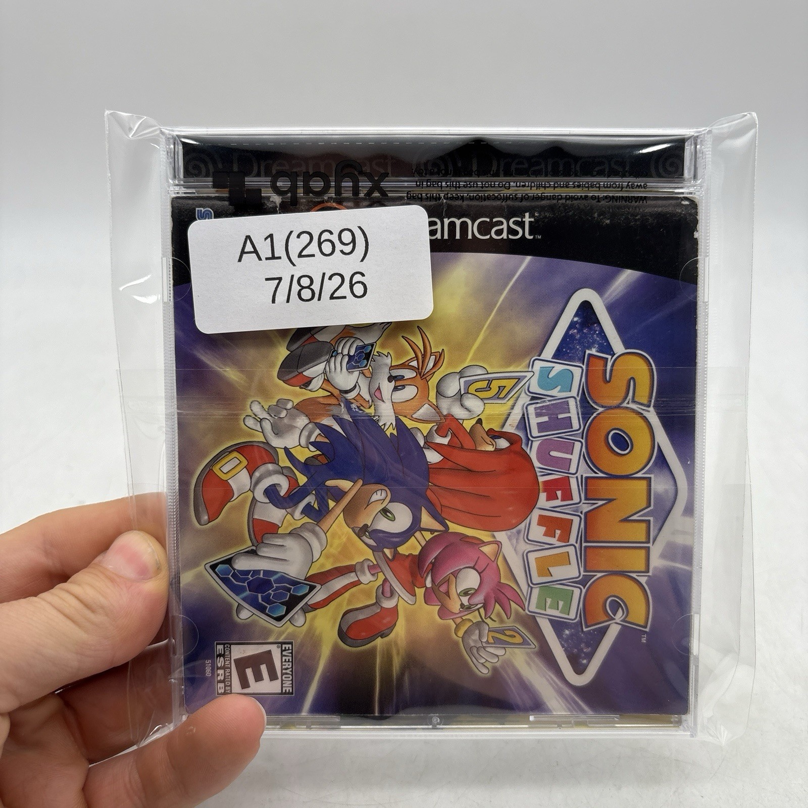 Sonic Shuffle the Hedgehog Sega Dreamcast NFR Complete w/ Manual CIB Tested
