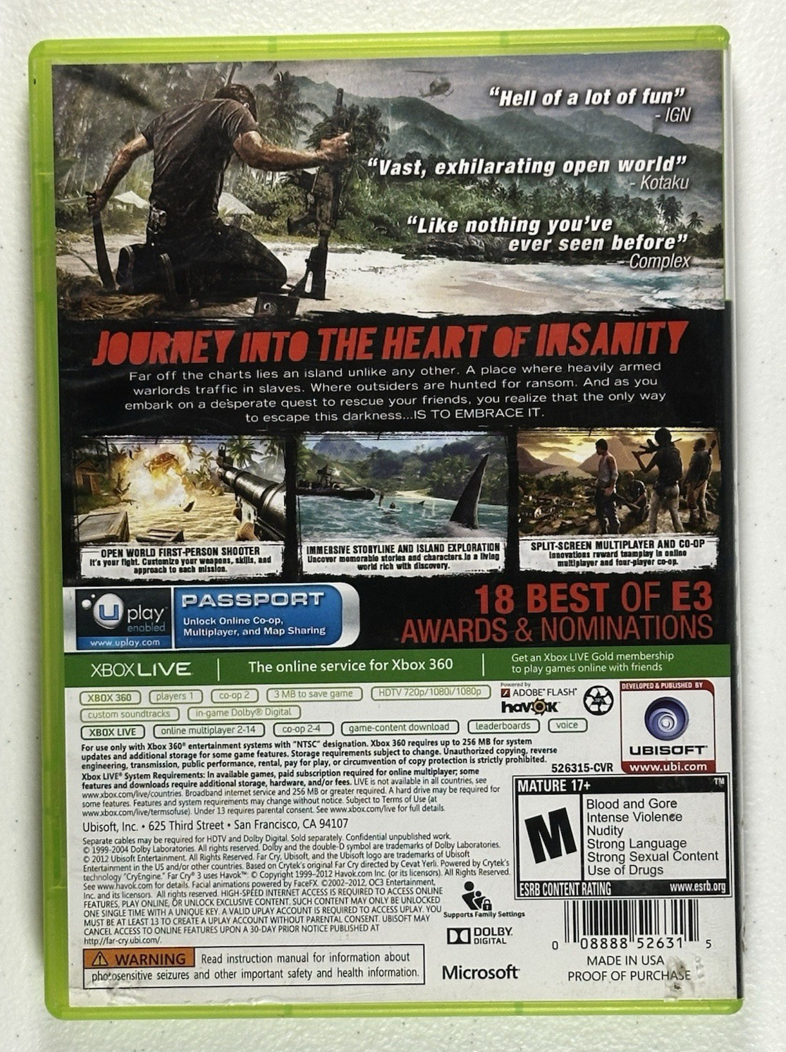 Far Cry 3 (Xbox 360, 2012)