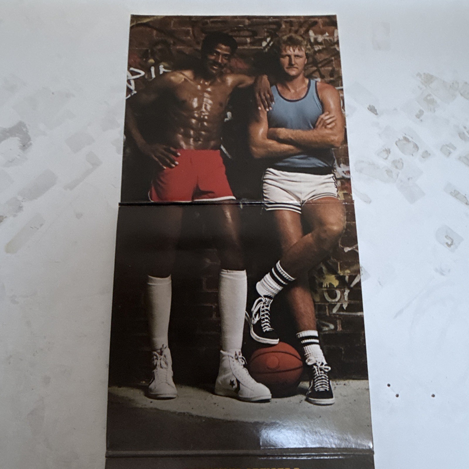 One-On-One Atari 48K 64K Disk Game Julius Erving Larry Bird NBA Basketball dr. j