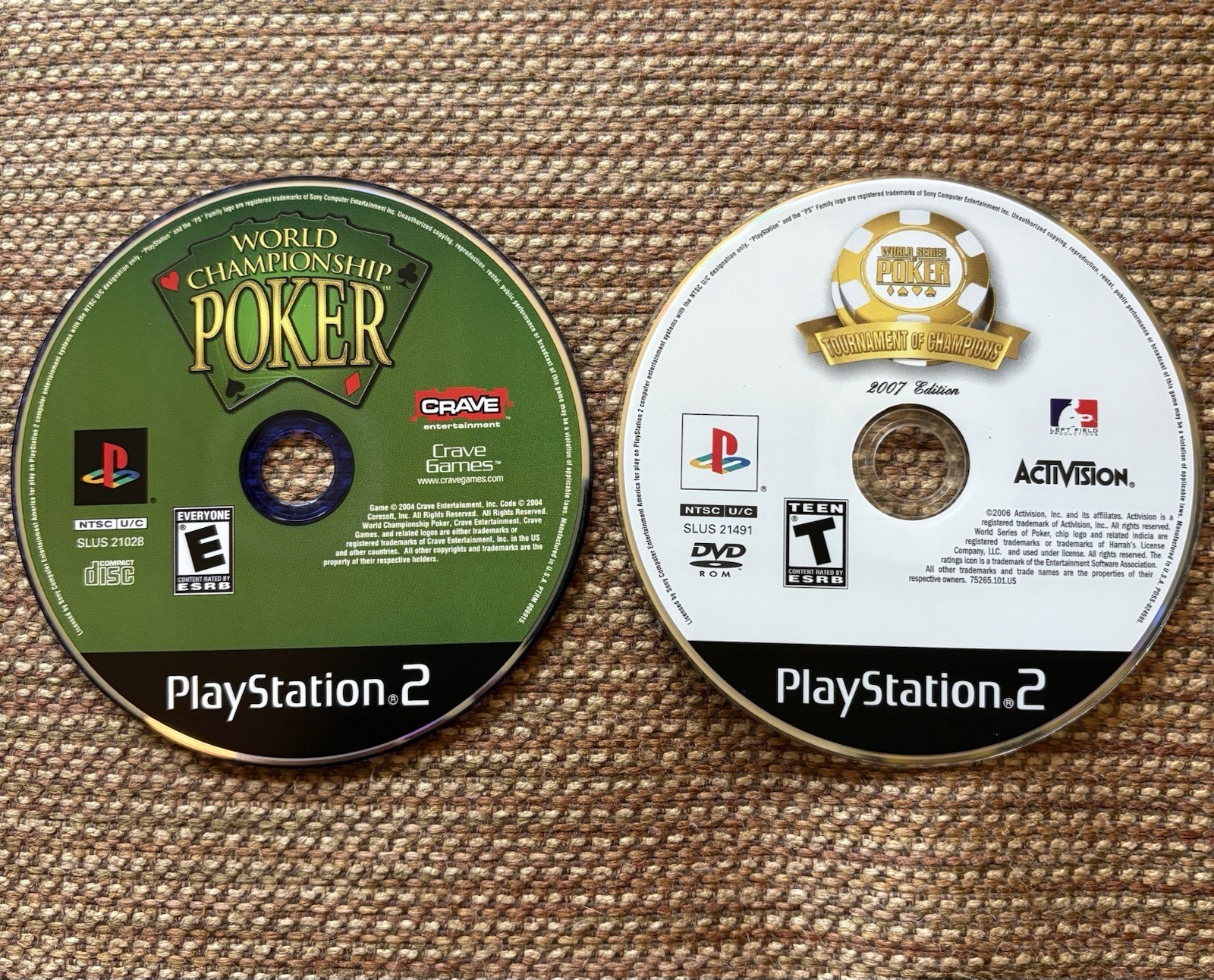 Ps2 POKER BUNDLE (World Championship, Tournament of Champions)