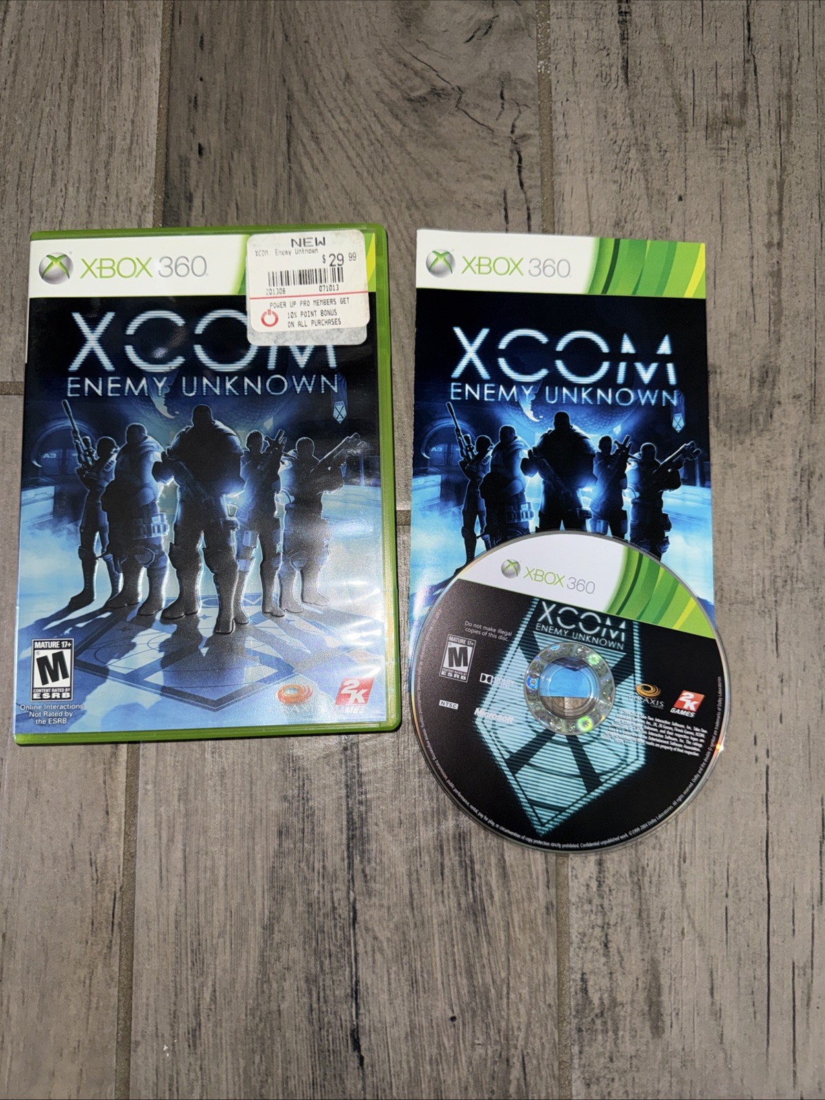 XCOM: Enemy Unknown (Microsoft Xbox 360, 2012) CIB Complete Tested