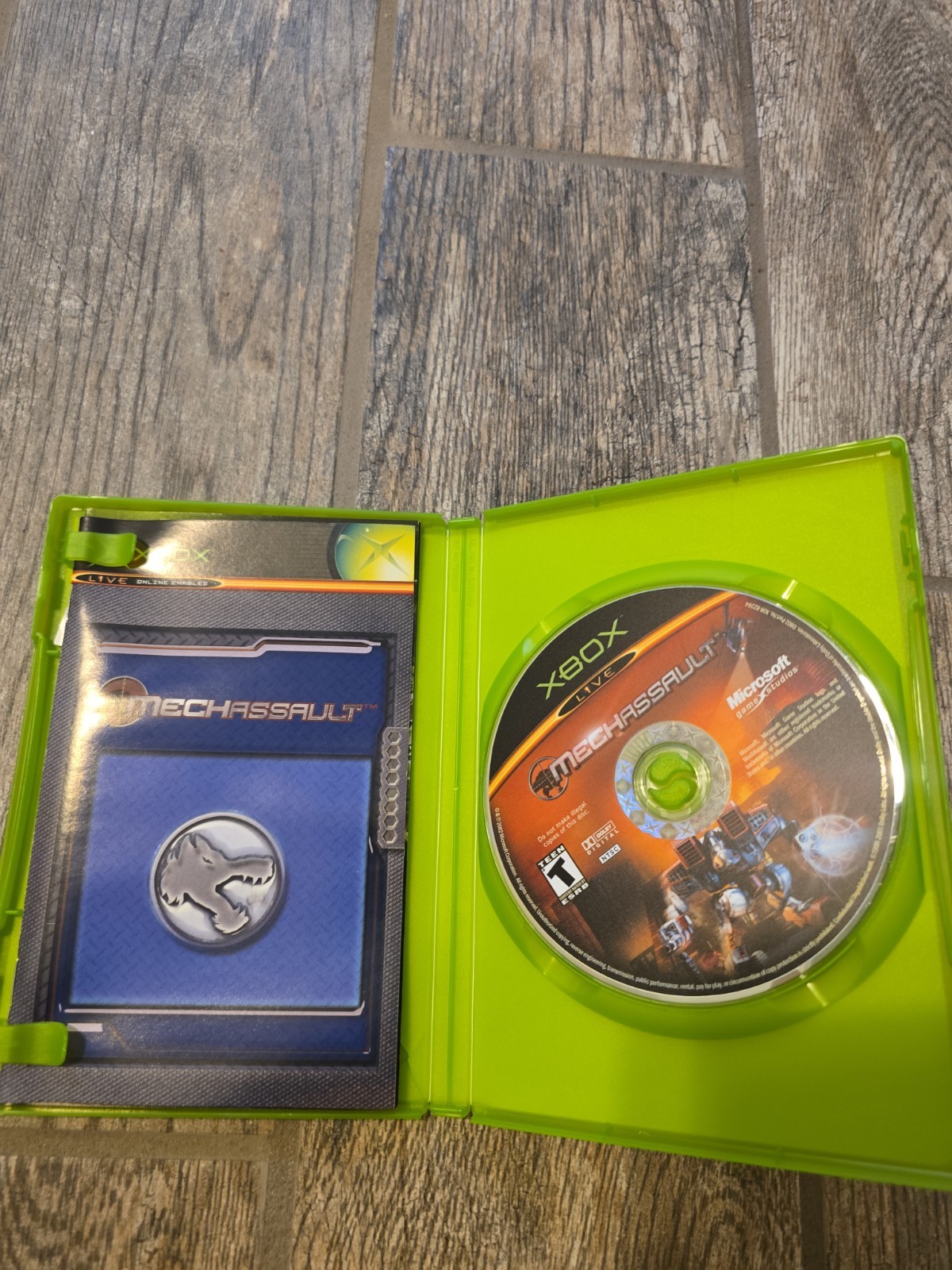 MechAssault (Microsoft Xbox, 2002) Complete w/ Manual – Tested Working