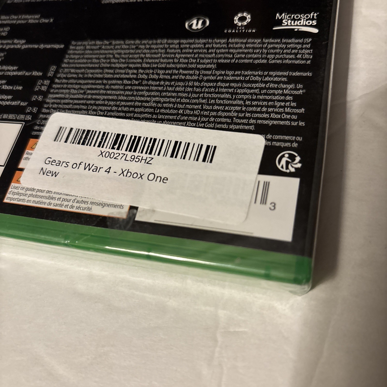 Gears of War 4 (Xbox One, 2016) ***BRAND NEW FACTORY SEALED***