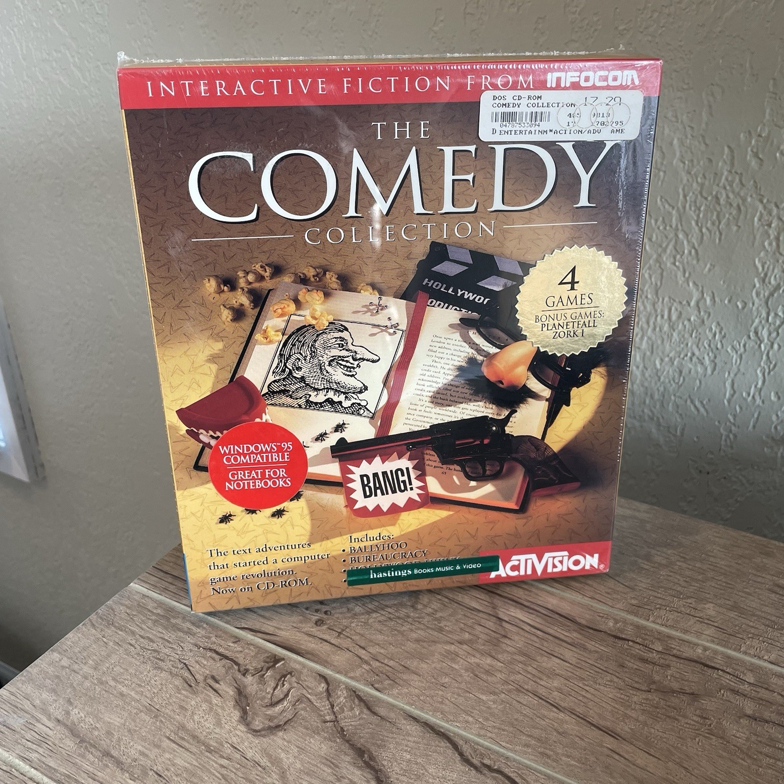 The Comedy Collection SEALED Big Box Infocom Activision IBM/Mac CD-ROM PC 1995