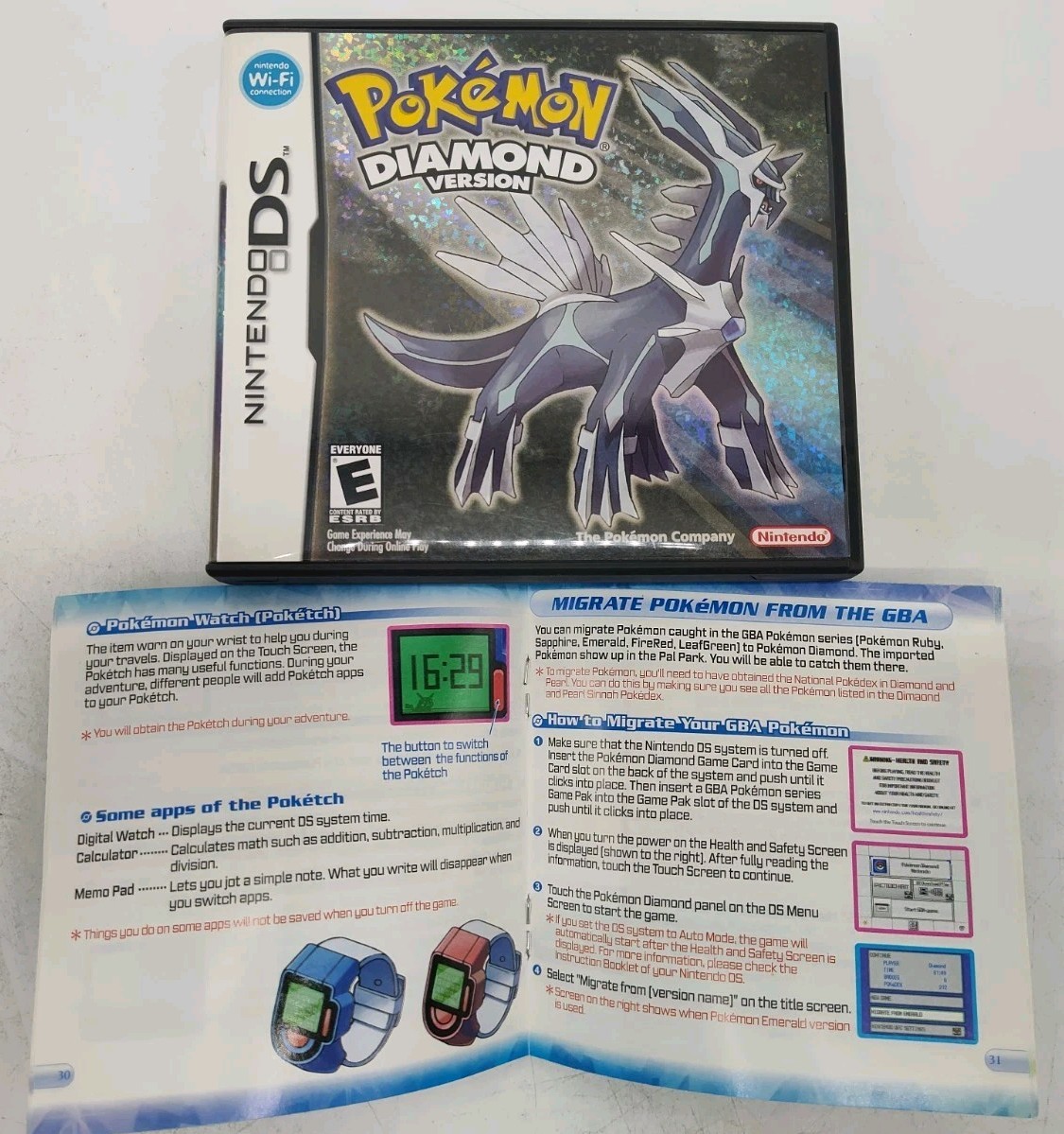 Pokemon: Diamond Version – (Nintendo DS, 2007) *CIB* Authentic! Tested!