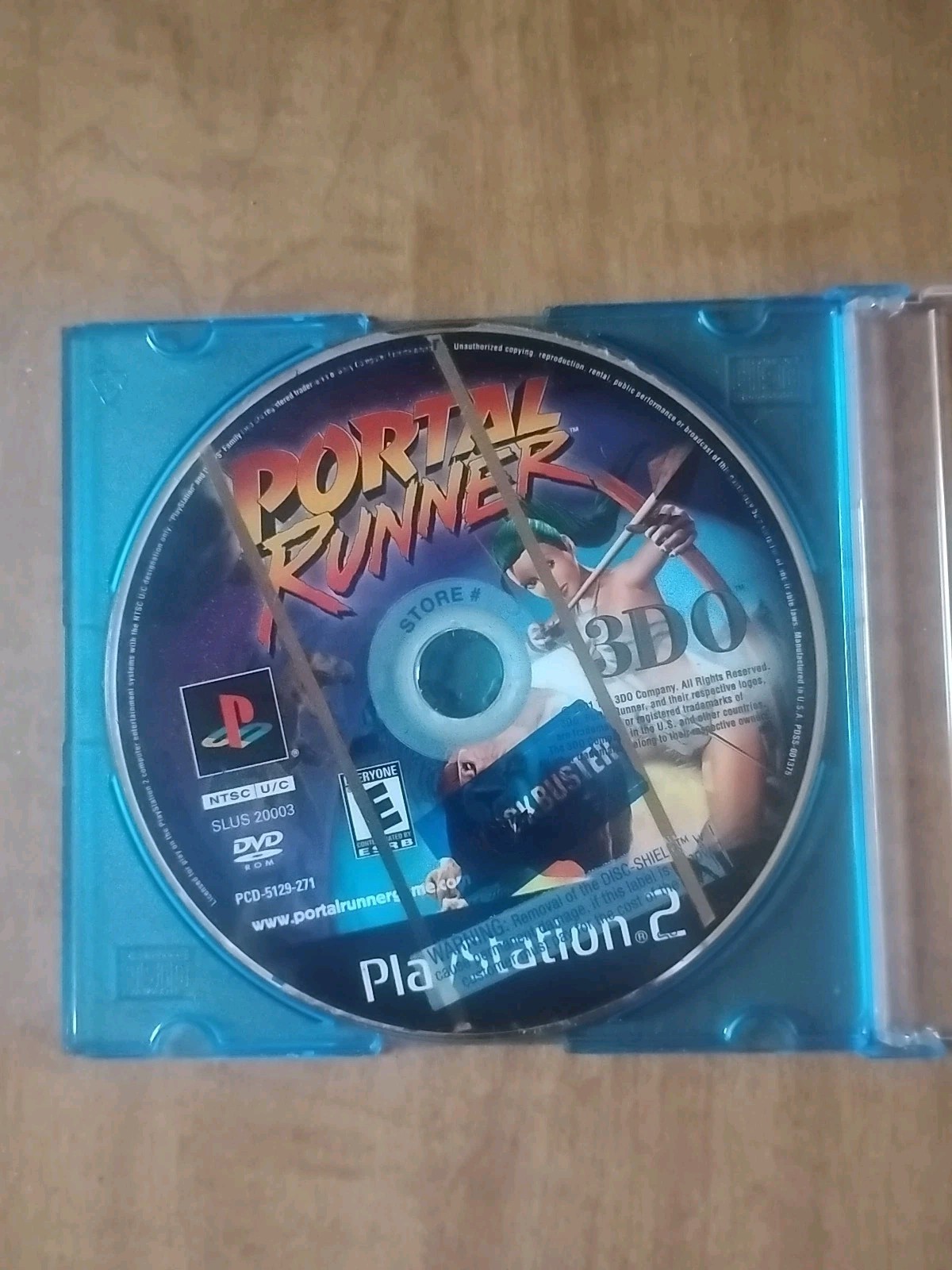 Portal Runner (Sony PlayStation 2, 2001) PS2 Disc Only Tested And Working