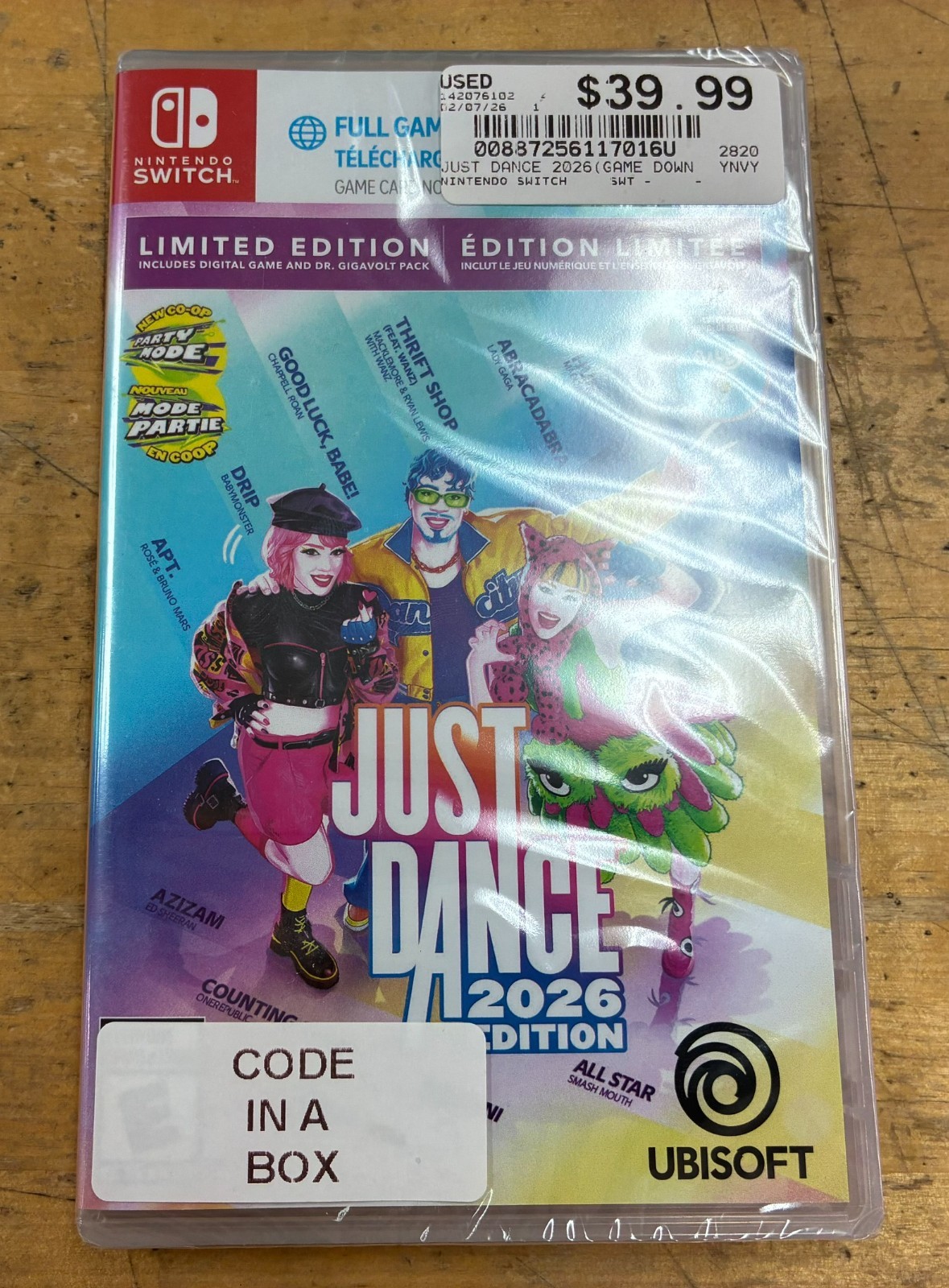 Just Dance 2026 LE (Code-In-Box) – Nintendo Switch