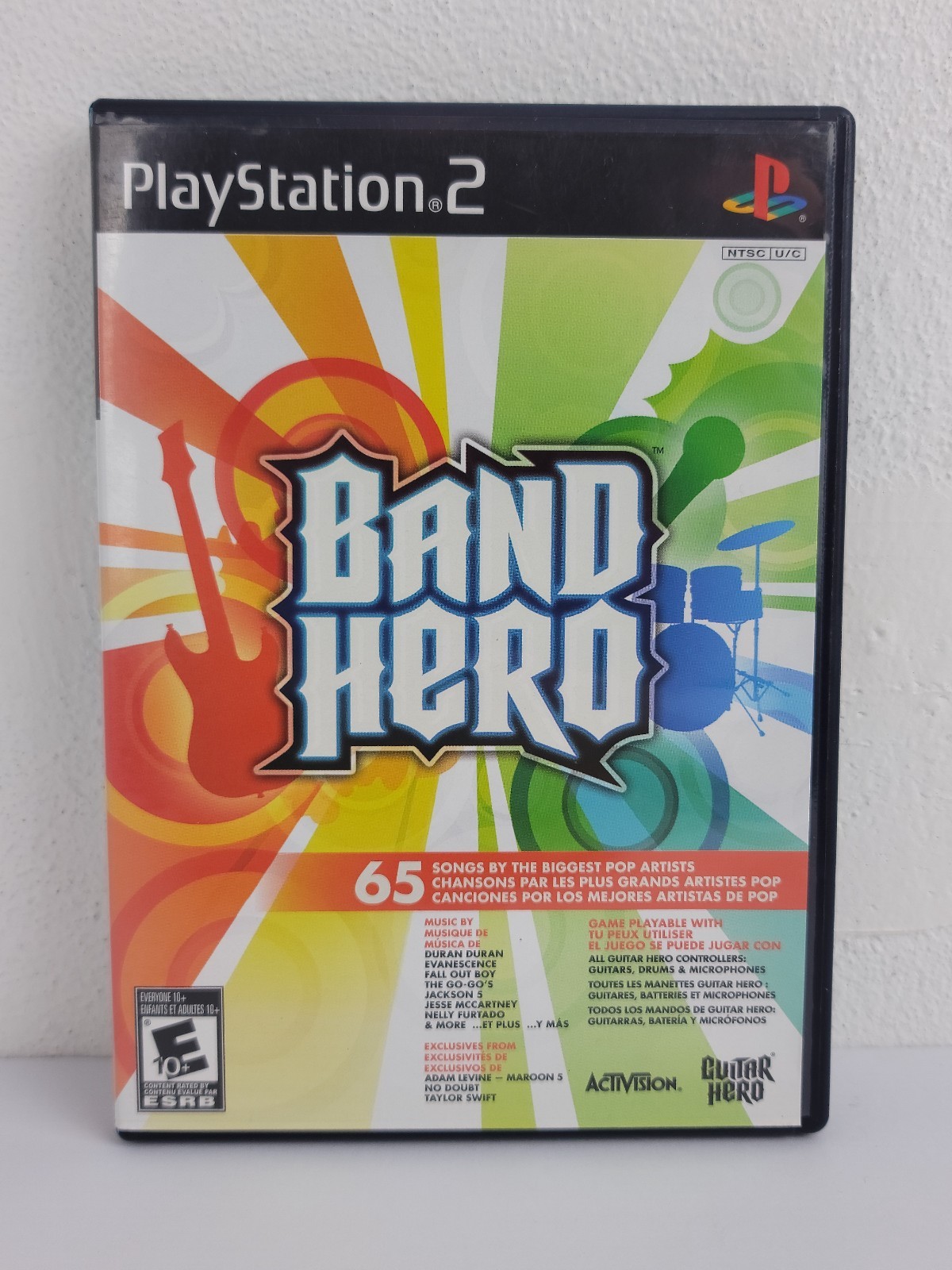 Band Hero (PS2) Tested & Complete CIB + VG DISK TESTED WORKING