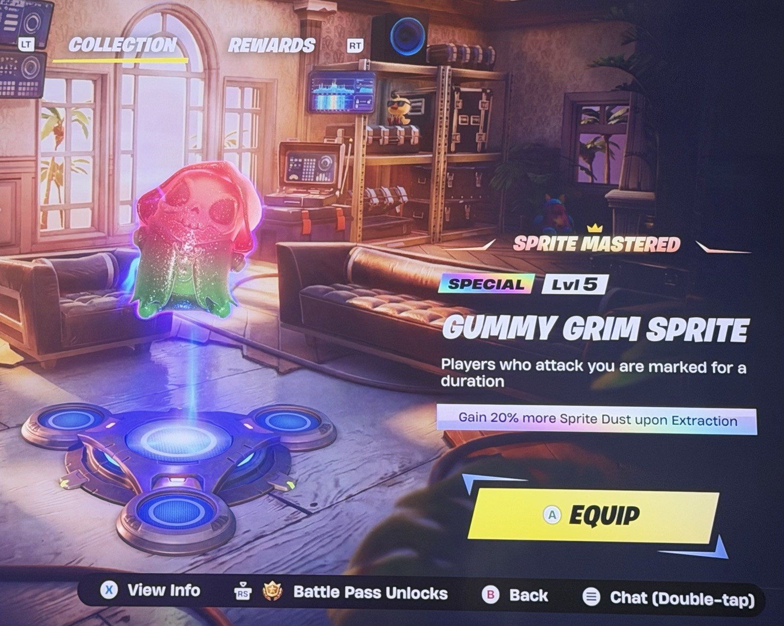 MASTERED GUMMY GRIM SPRITE IN GAME FORTNITE